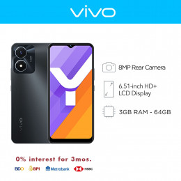 Vivo Y02s 6.51-inch Mobile Phone with 3GB RAM and of 64GB Storage