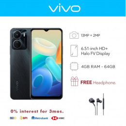 Vivo Y16 6.51-inch Mobile Phone with 4GB of RAM and 64GB of Storage