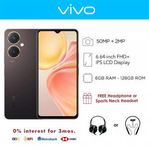 Vivo Y27 6.64-inch Mobile Phone with 6GB of RAM and 128GB of Storage